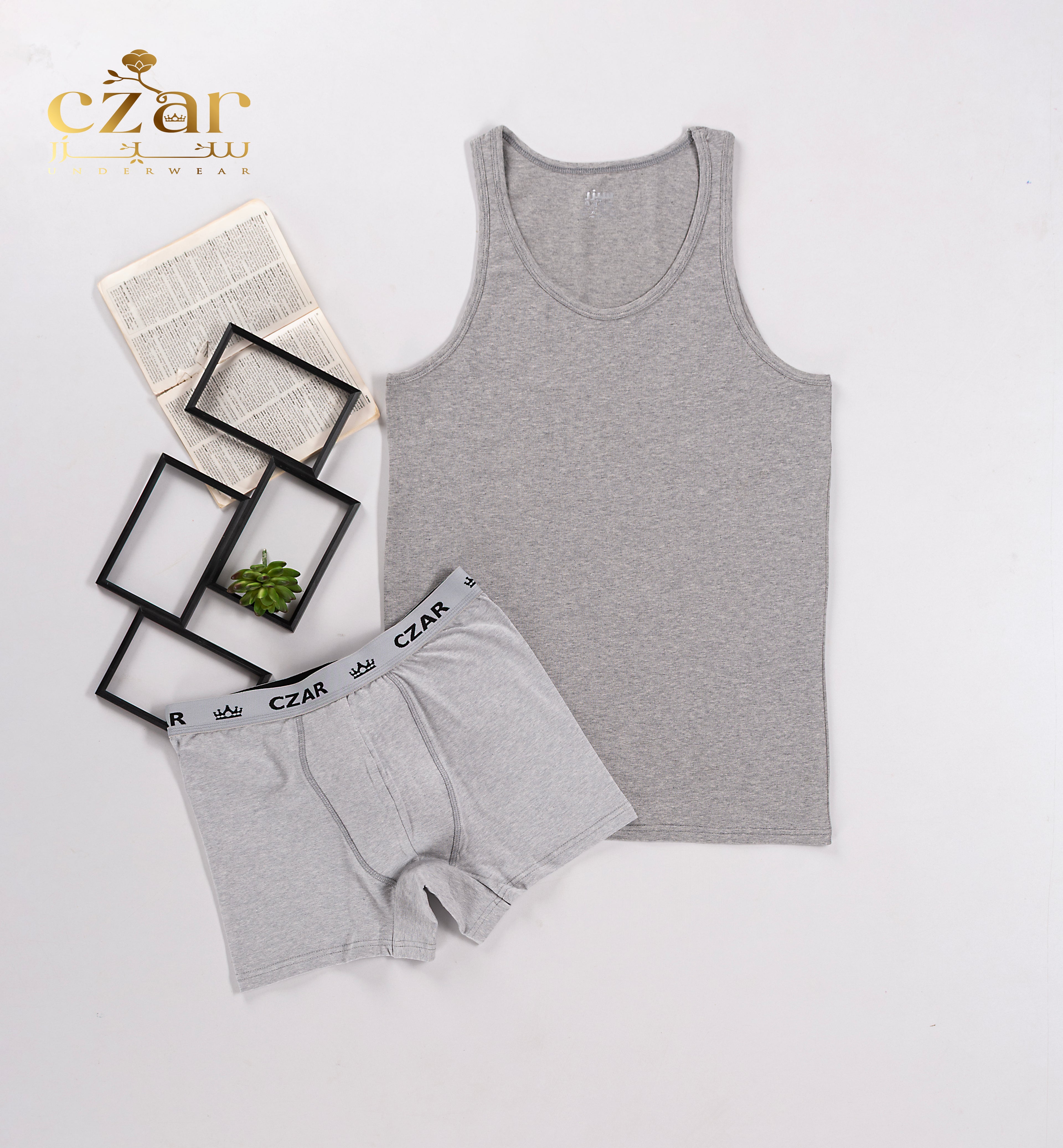 طقم بوكسر رجالي ليكرا