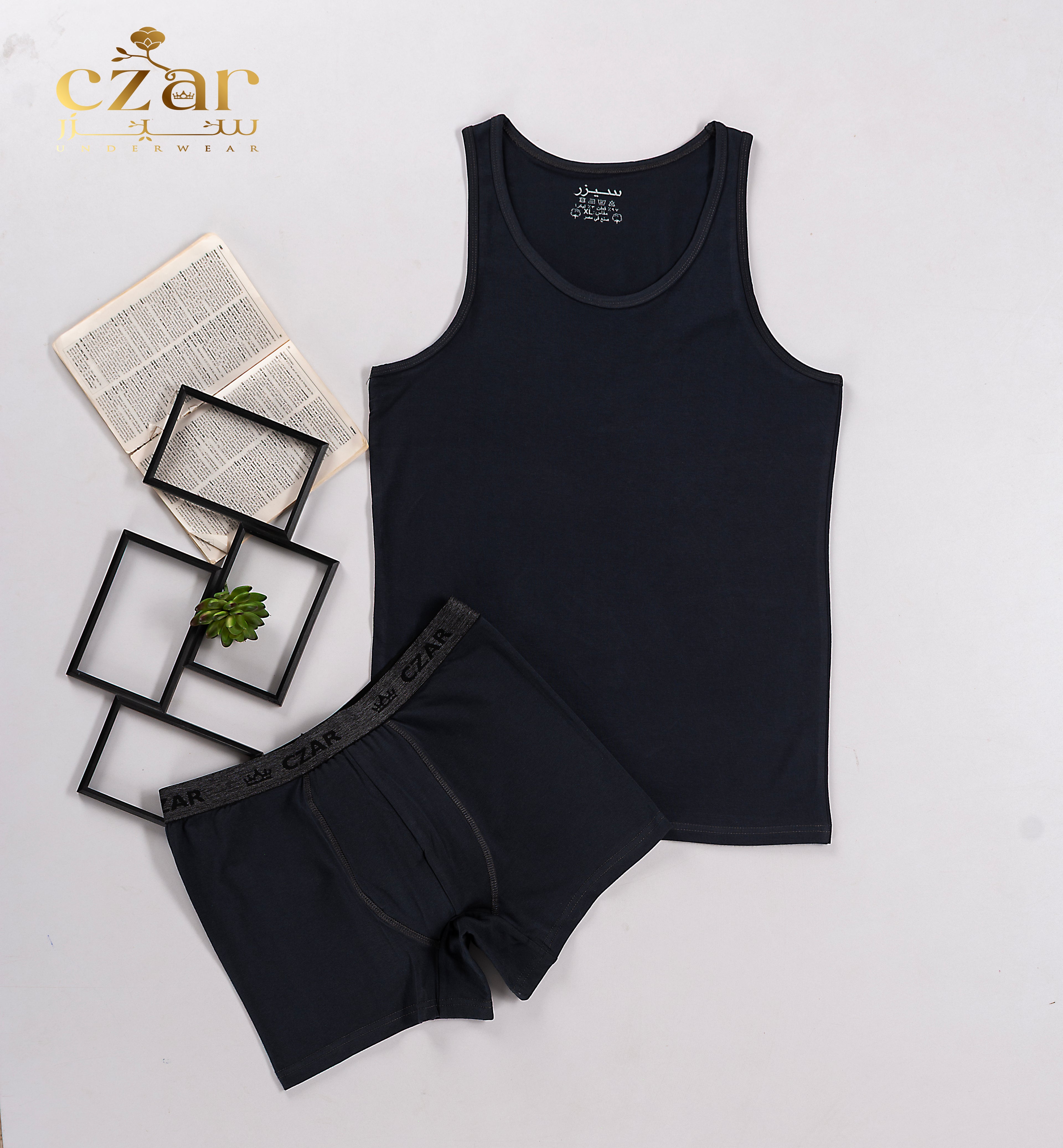 طقم بوكسر رجالي ليكرا