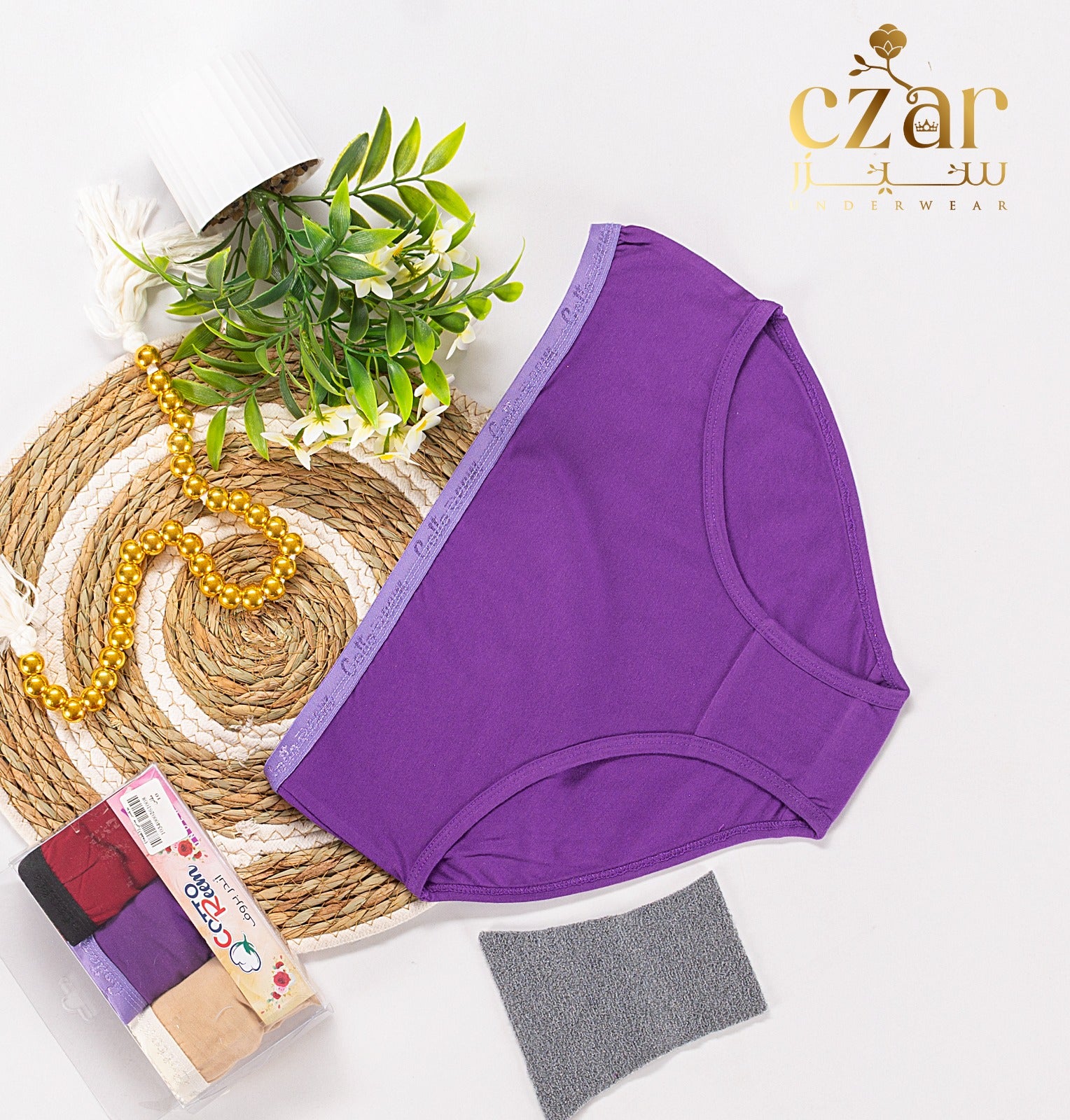 اندر حريمي قطن ساده ليكرا