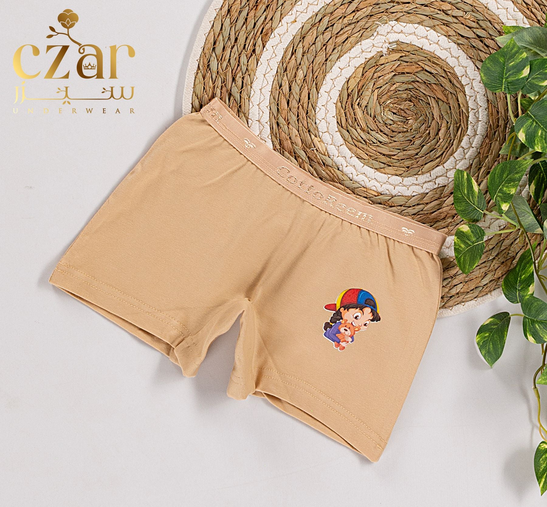 بوكسر بناتي قطن ليكرا