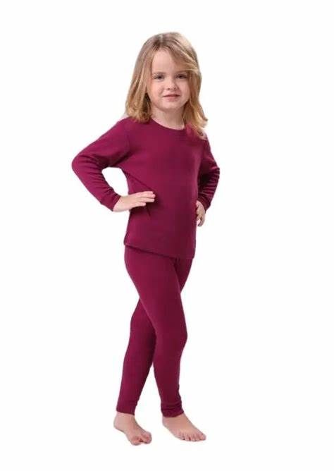 طقم دفايه بناتي قطن ليكرا