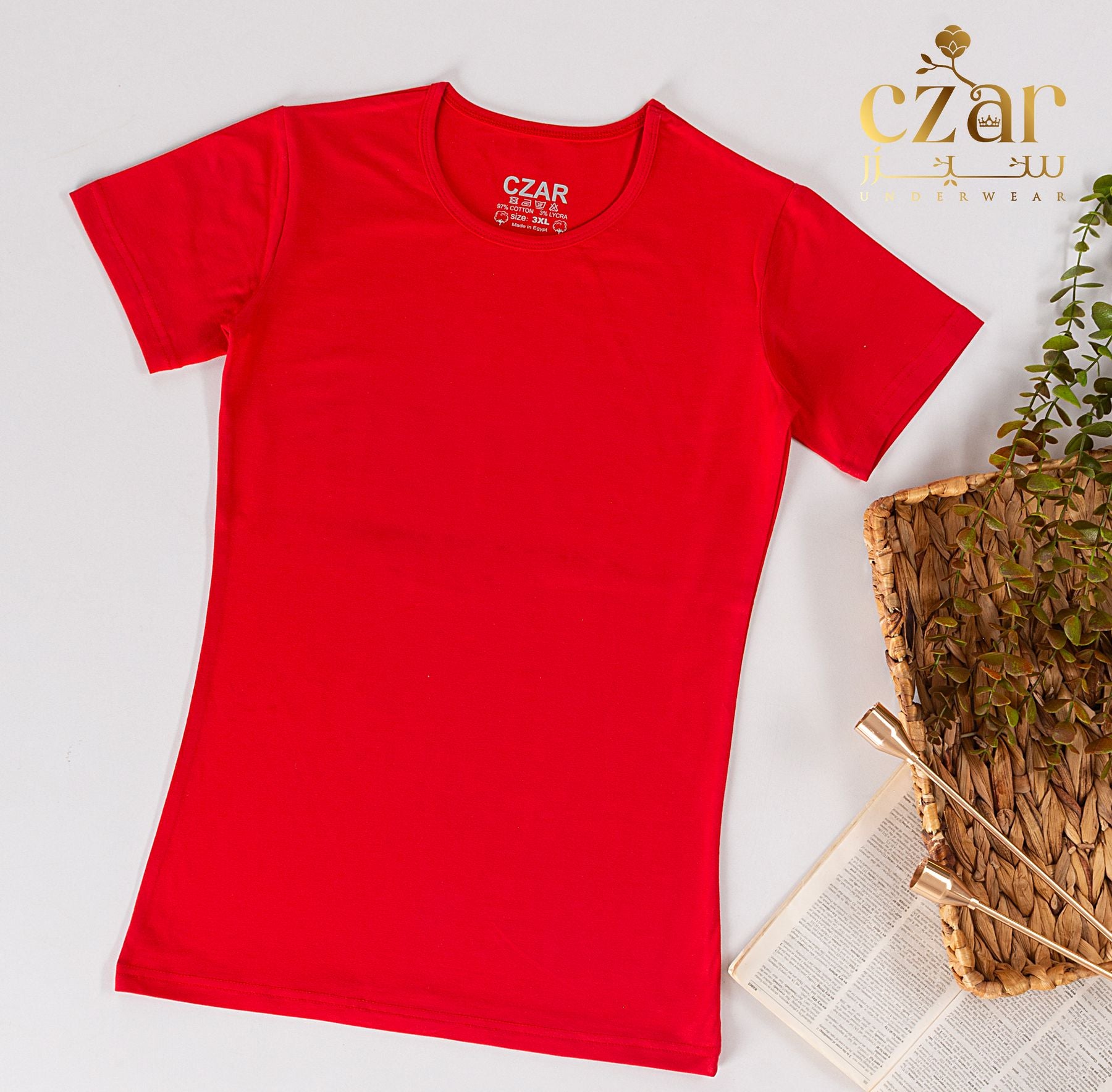 بادي نص كم حريمي قطن ليكرا