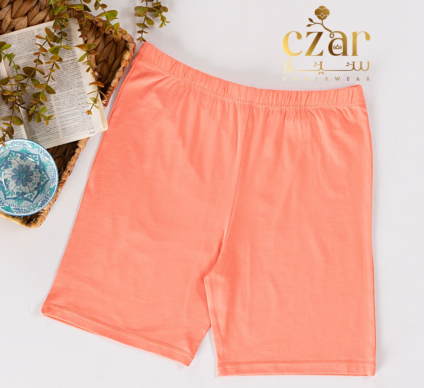 شورت حريمي قطن ليكرا