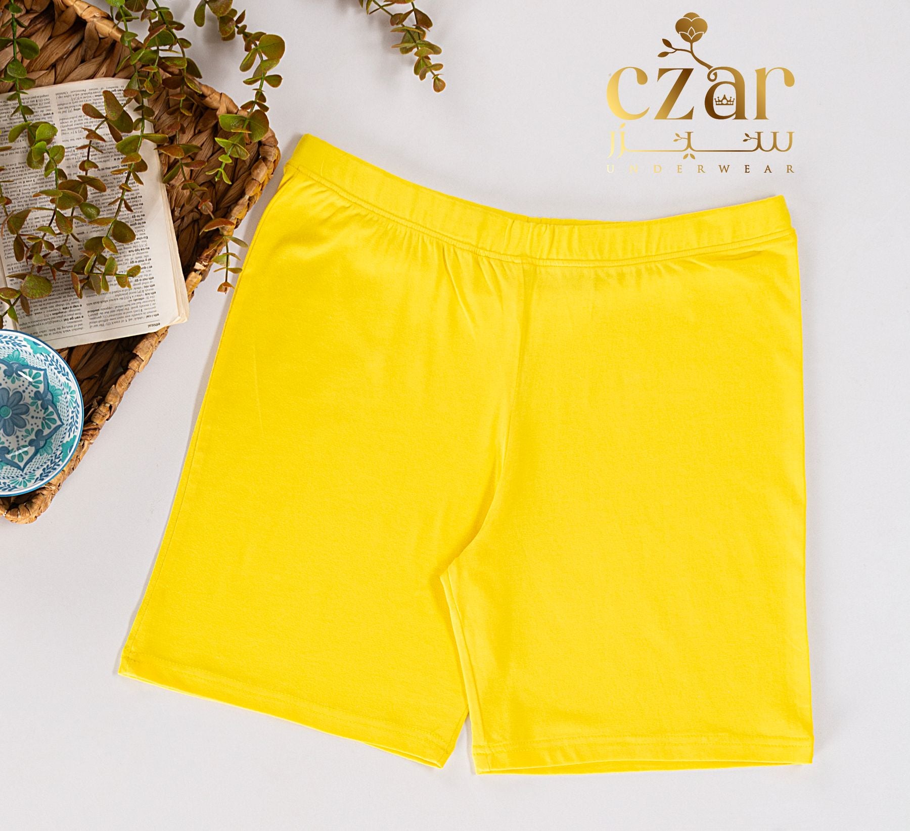 شورت حريمي قطن ليكرا