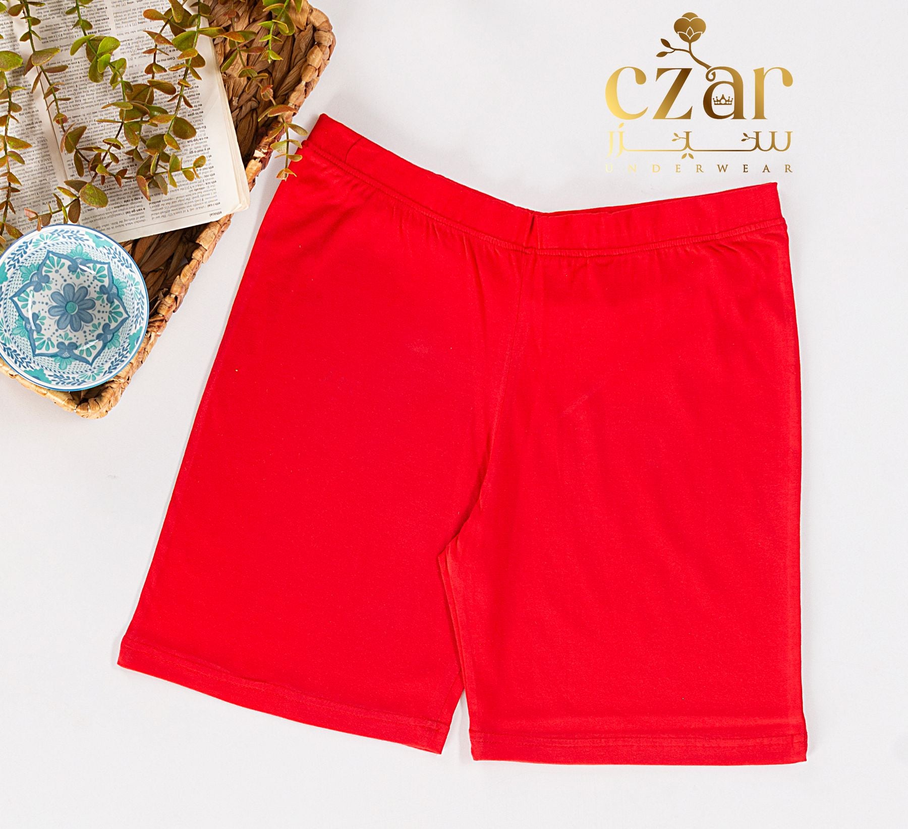 شورت حريمي قطن ليكرا