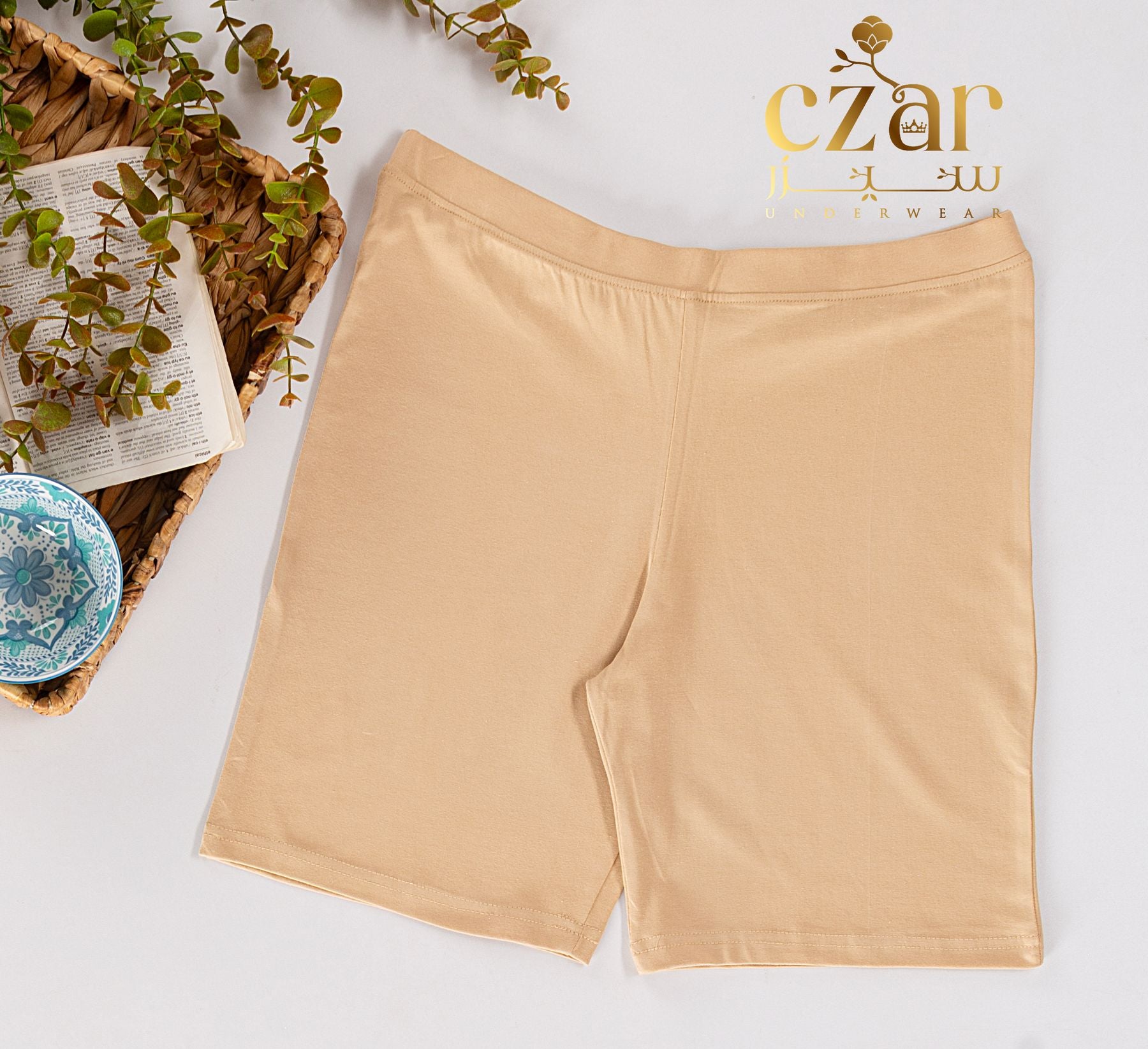 شورت حريمي قطن ليكرا