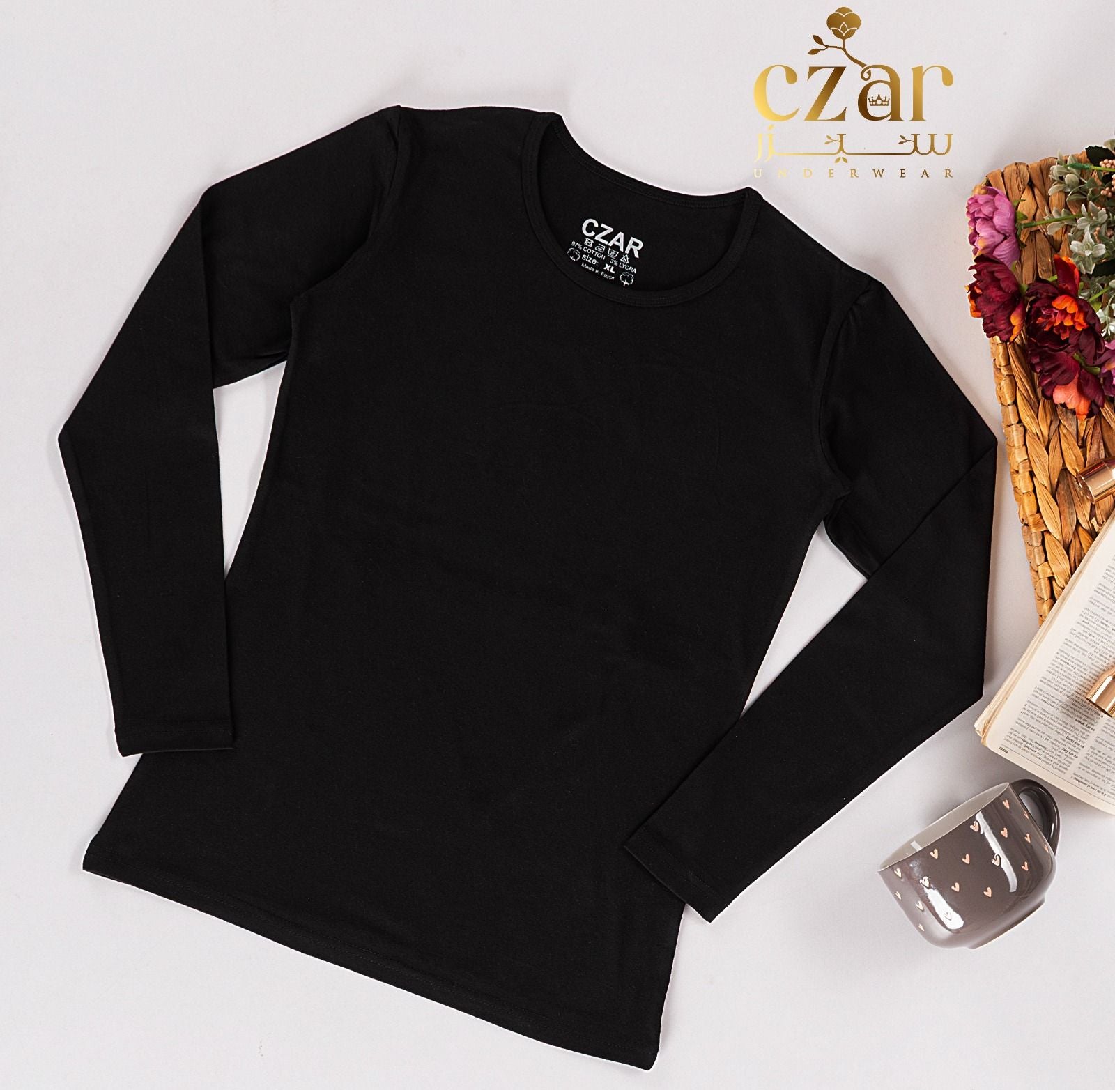 بادي كم حريمي قطن ليكرا